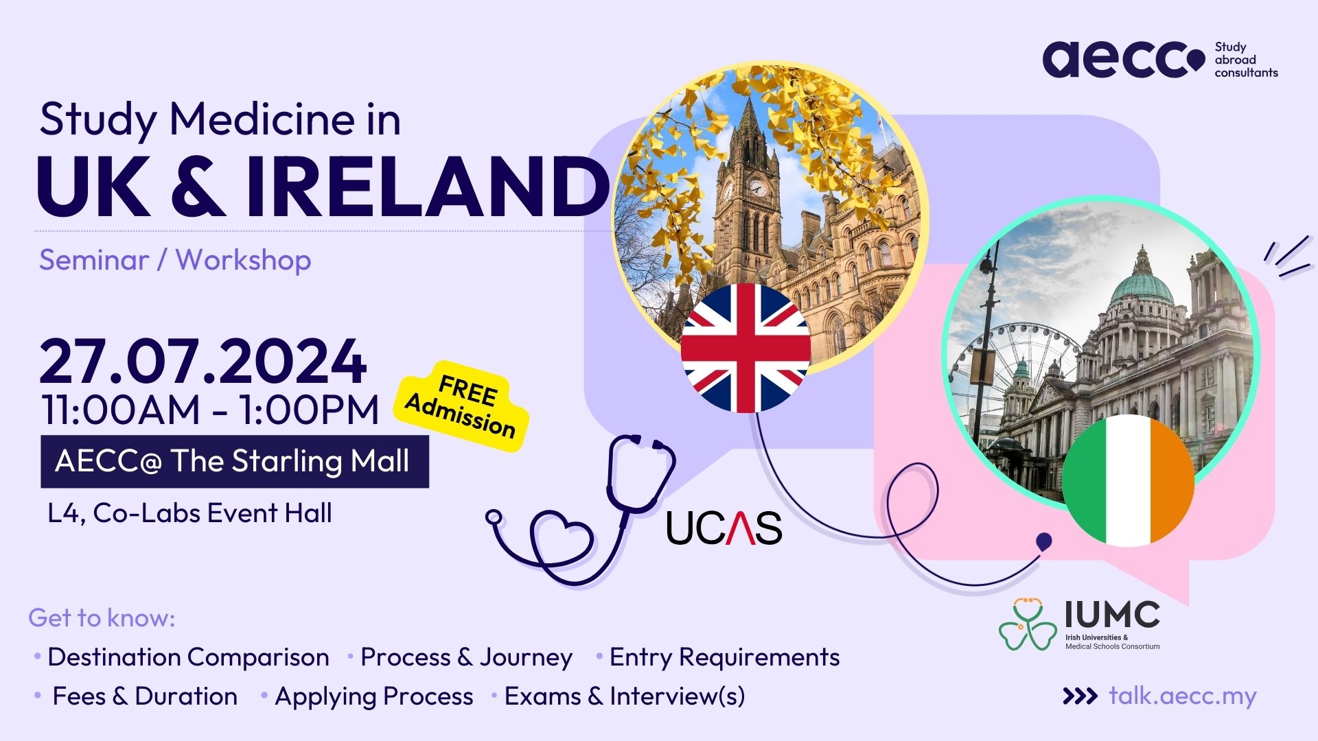 Seminar: Study Medicine in UK & Ireland